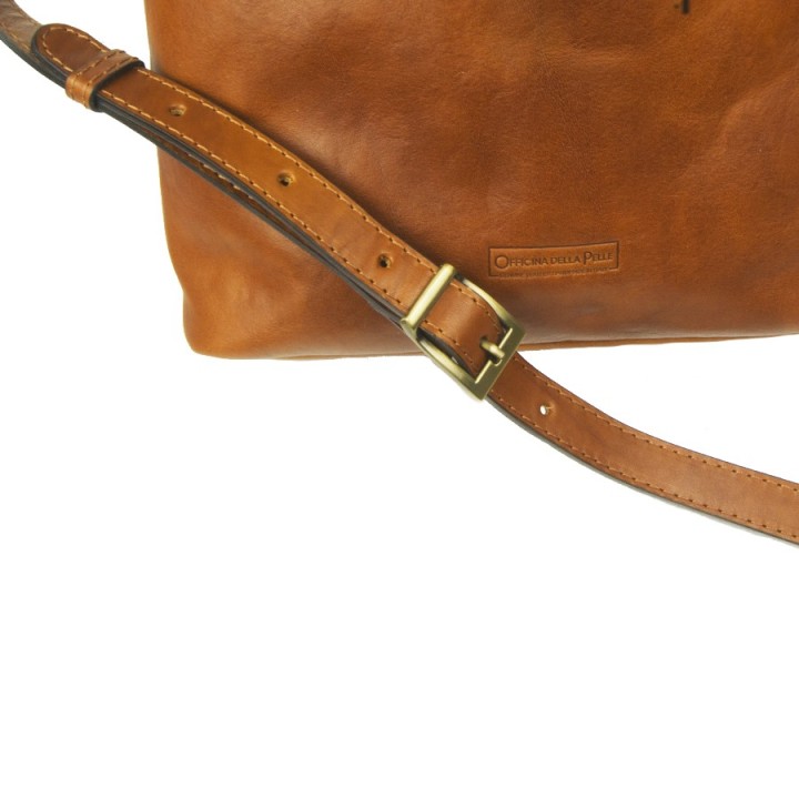Borsa in pelle Atene miele