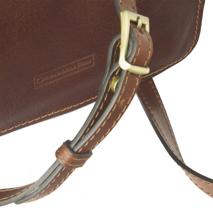 Borsa in pelle Trissina marrone