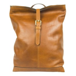 Leather backpack AMSTERDAM light brown