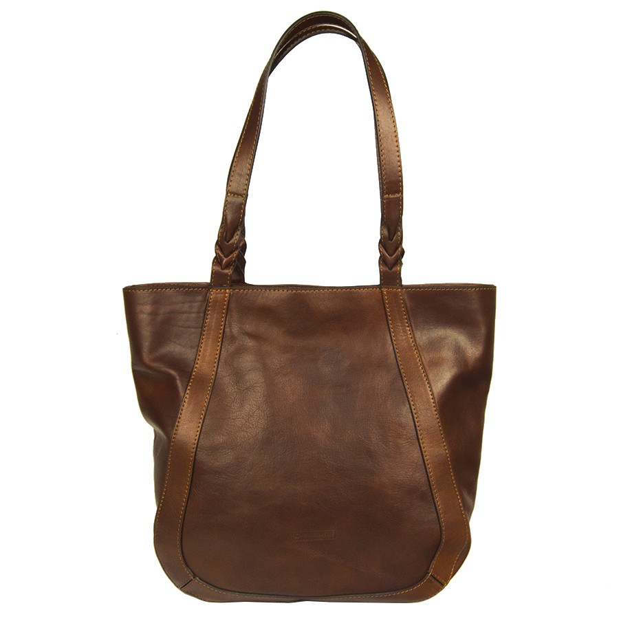 Borsa in pelle Berlino marrone