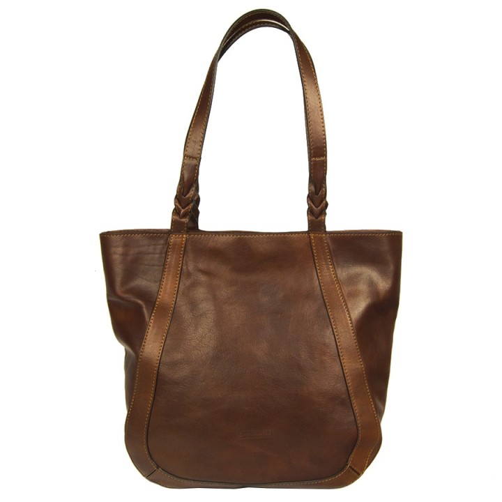 Leather bag Berlino brown