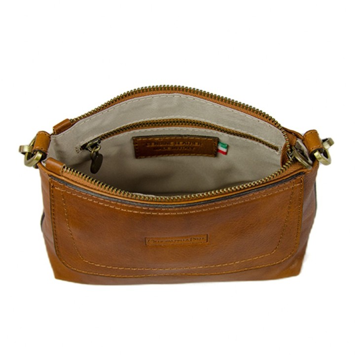 Borsa in pelle PARIGI SMALL miele
