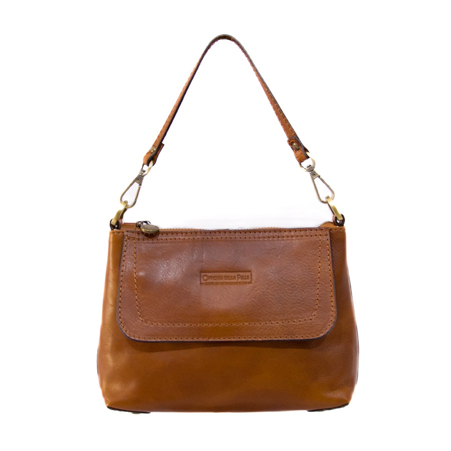 Leather bag PARIGI SMALL light brown