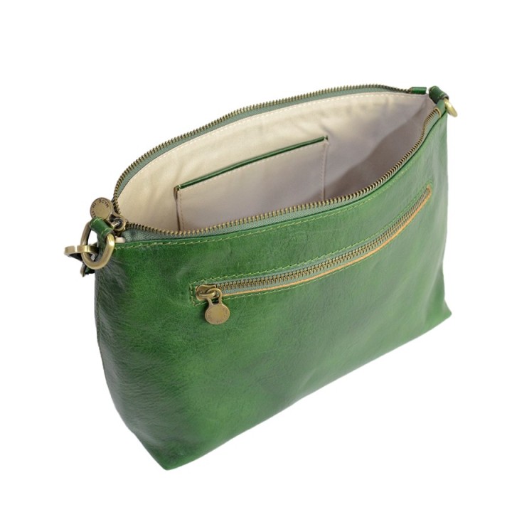 Borsa in pelle PARIGI verde