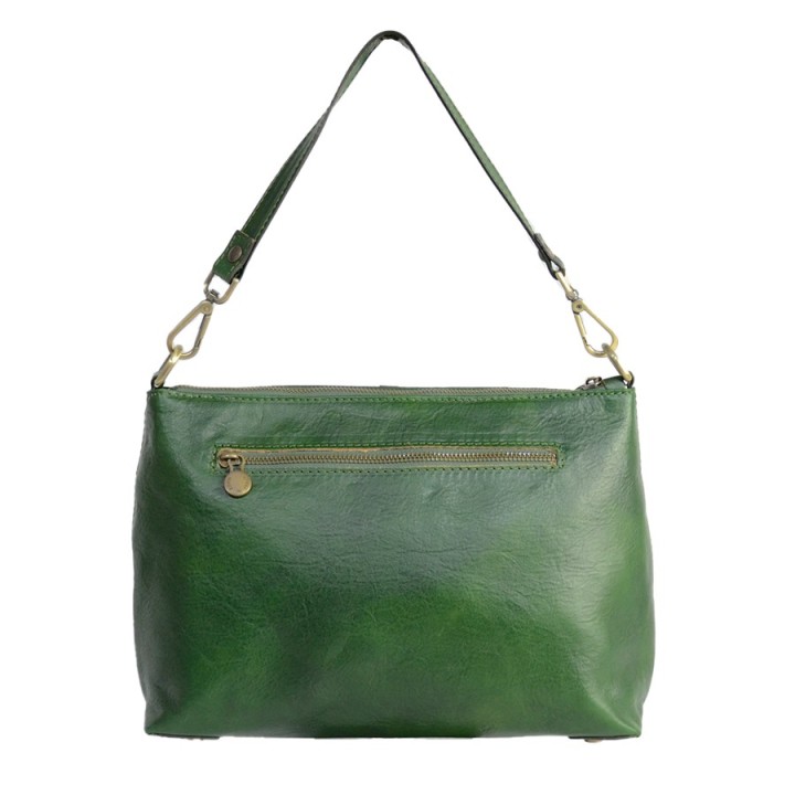 Borsa in pelle PARIGI verde