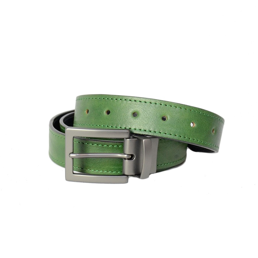 Cintura double face cm 3 nero/verde