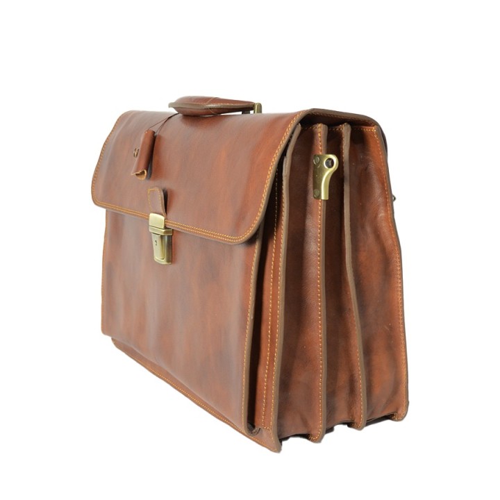 Professional handcrafted leather bag made in Italy online shop
