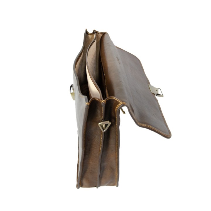Borsa professionale in pelle testa di moro