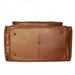 Leather travel bag