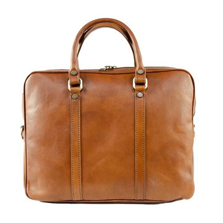 Professional leather bag light brown