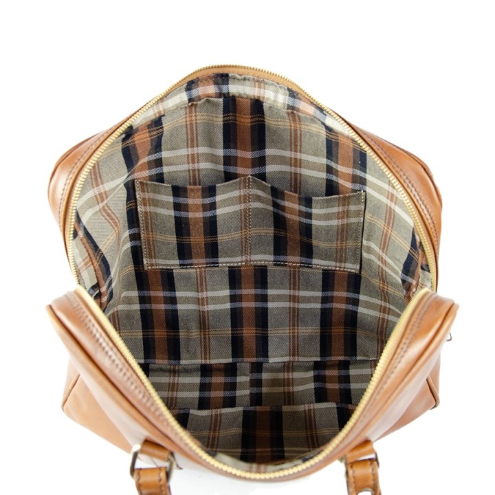 Borsa professionale in pelle miele