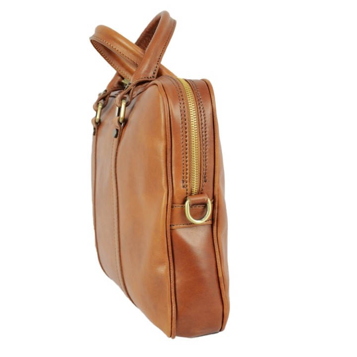 Professionelle Tasche aus handgefertigtem Leder, hergestellt in Italien. Online-Verkauf