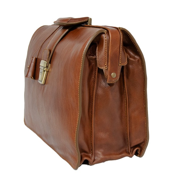 Borsa da Medico in pelle marrone