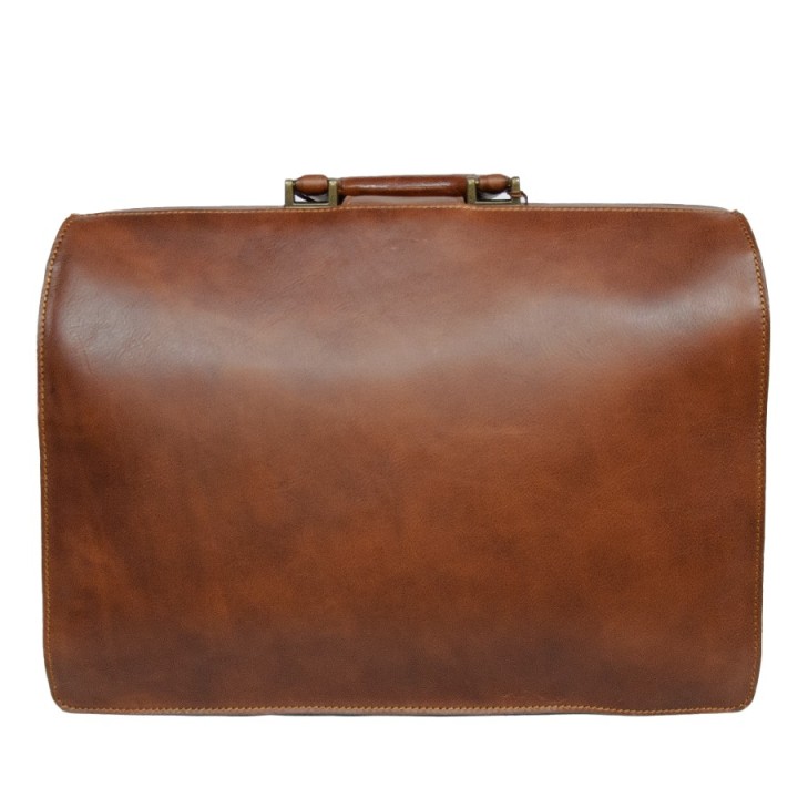 Borsa da Medico in pelle marrone
