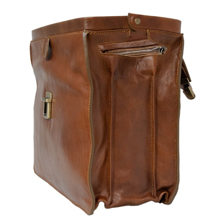 Borsa da Medico in pelle marrone