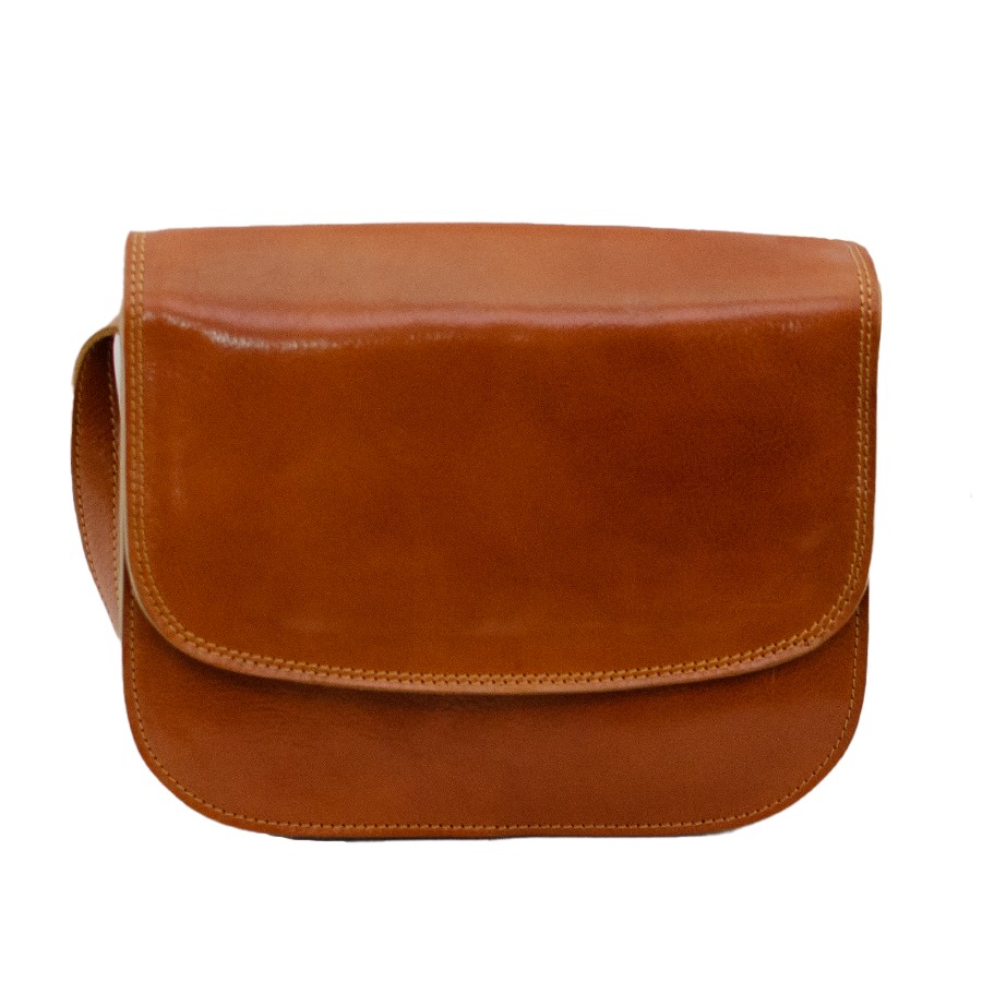 Divina Firenze Italy leather purse bag Italian Orange With Black Lining |  eBay