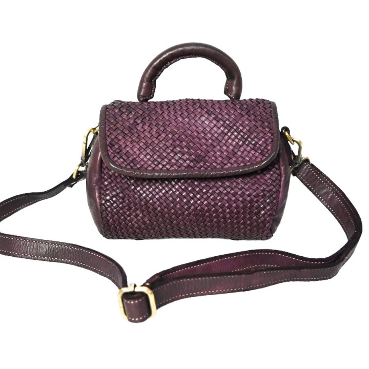 Leather bag TOLEDO bordeaux