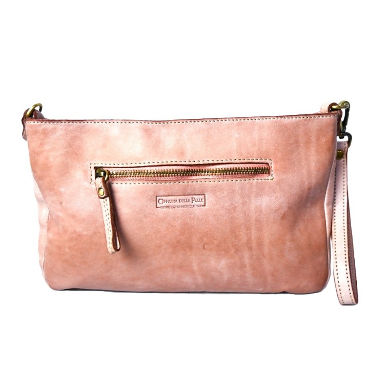 Leather Bag MALAGA powder pink