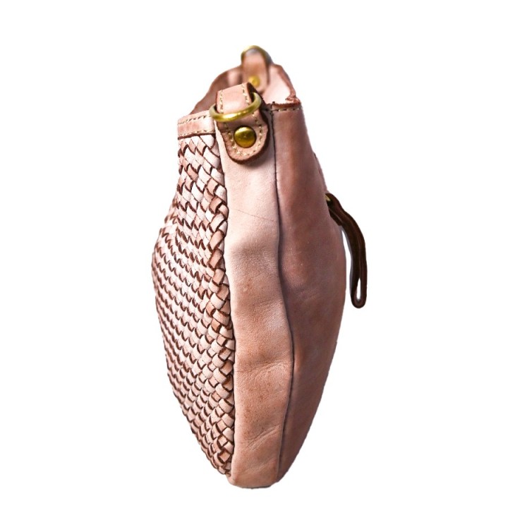 Borsa in pelle Malaga cipria