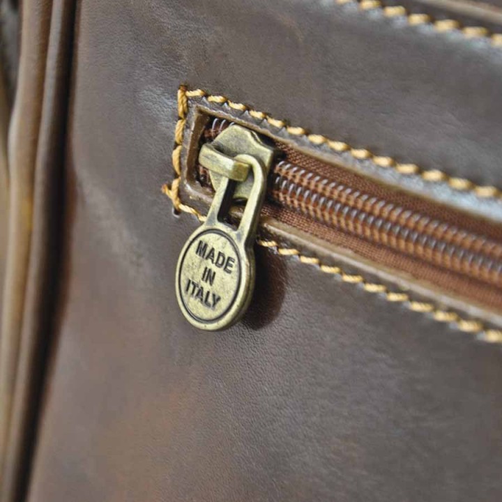 Borsa in pelle con tracolla Mod."Life"