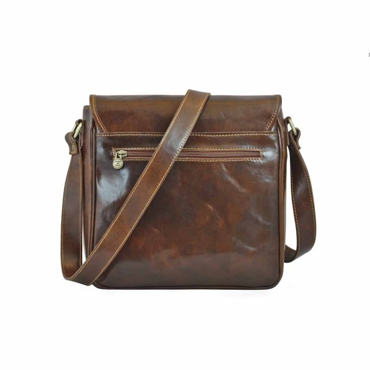Borsa in pelle con tracolla Mod."Life"