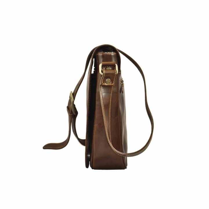 Borsa in pelle con tracolla Mod."Life"