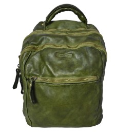 Sac à dos en cuir Bilbao fait à la main en cuir de vachette lavé. Vente en ligne