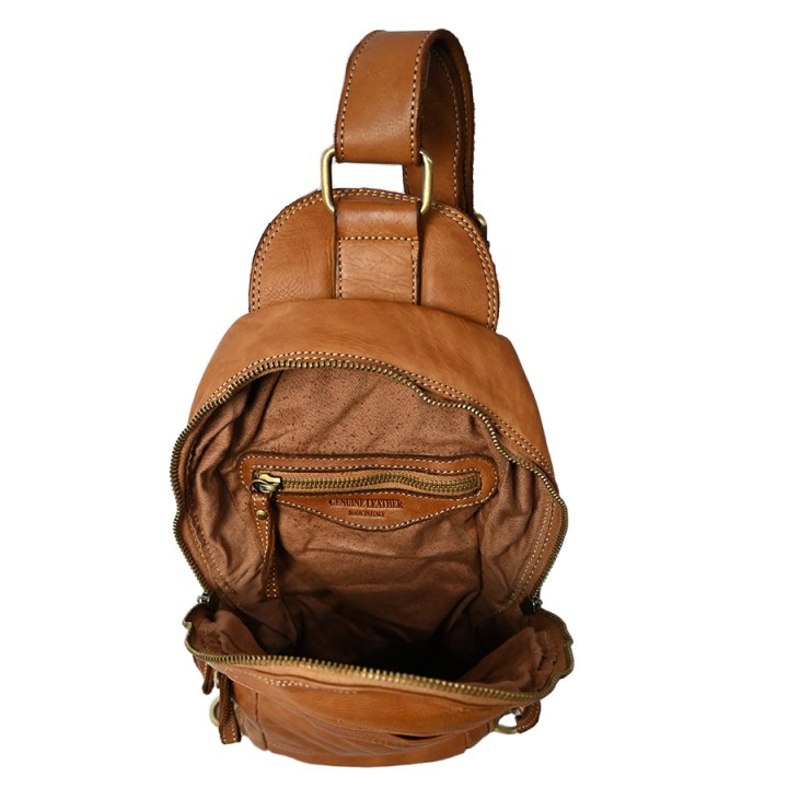Monospalla in pelle Salamanca fatto a mano Made in Italy Vendita online
