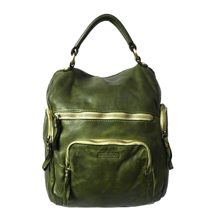 Zaino in pelle ALICANTE fatto a mano in pelle MADE IN ITALY