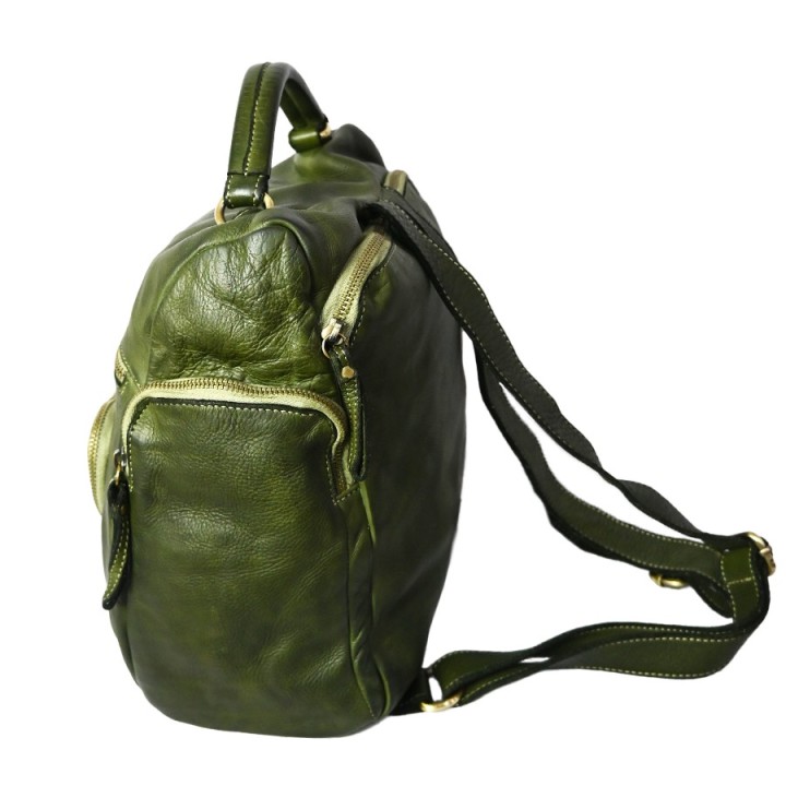 Zaino in pelle ALICANTE fatto a mano in pelle MADE IN ITALY