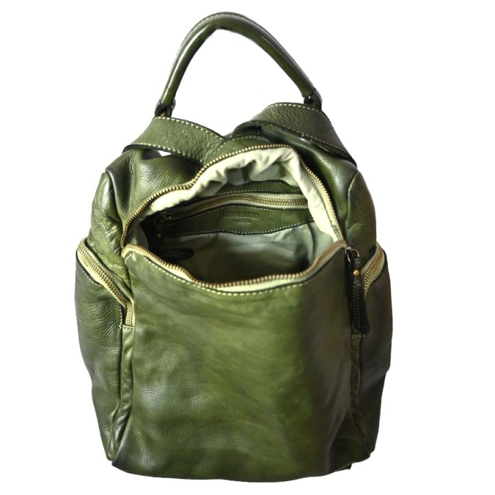 Zaino in pelle ALICANTE fatto a mano in pelle MADE IN ITALY