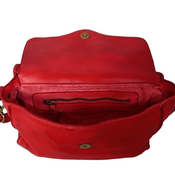 Handcrafted Cordoba leather bag. Made in Italy. Online shop