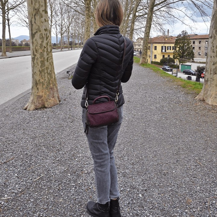 Borsa in pelle Toledo fatta a mano, made in Italy. Vendita online