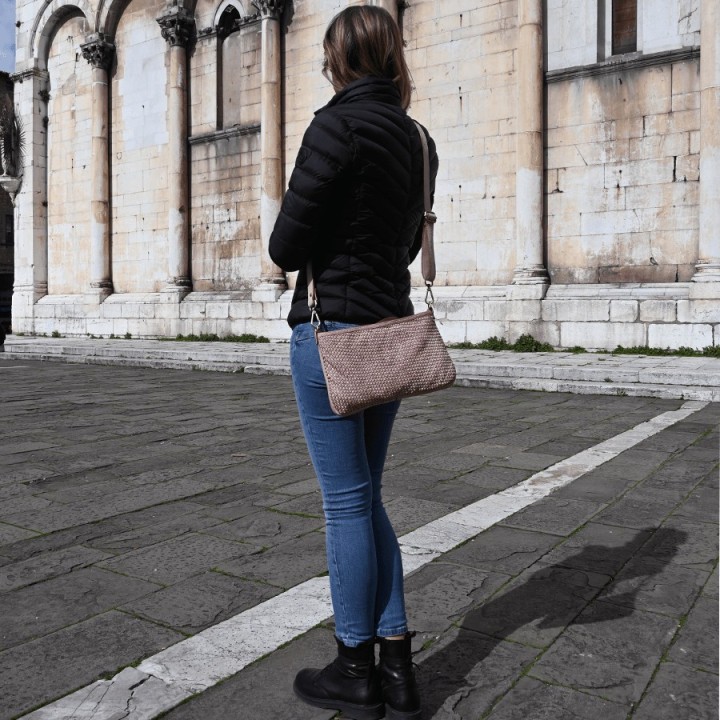 Borsa in pelle MALAGA artigianale e made in Italy. Vendita online