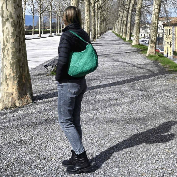 Bolso de piel granadina, hecho a mano. Venta online Made in Italy