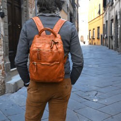 Mochila de piel BILBAO