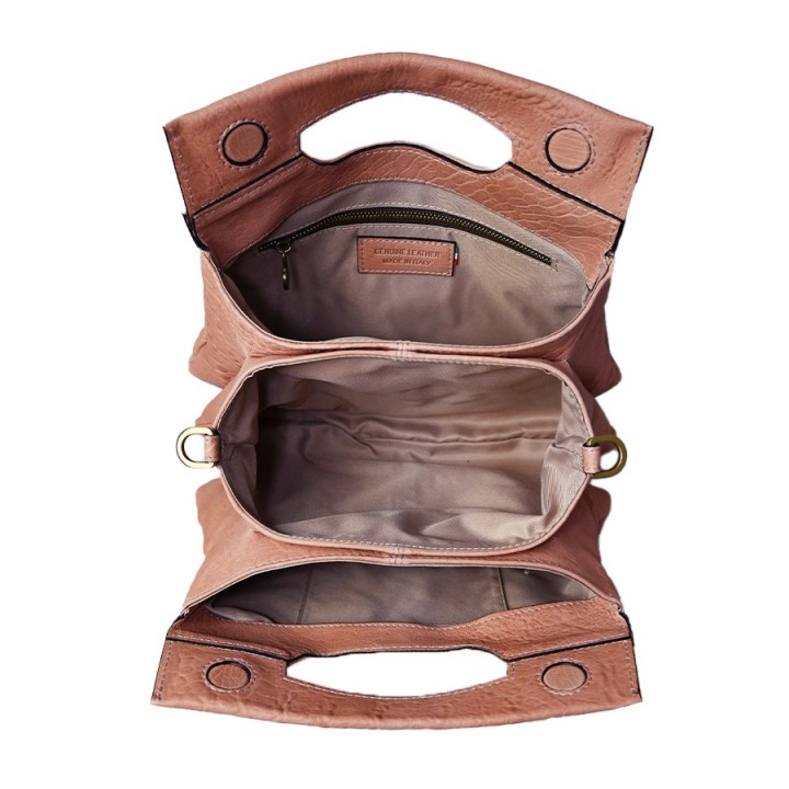 Borsa in pelle ATLANTA rosa