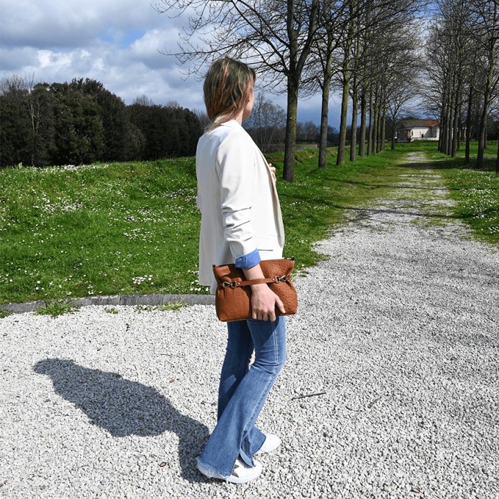 Borsa in pelle Barker, fatta a mano. Made in Italy. Vendita online