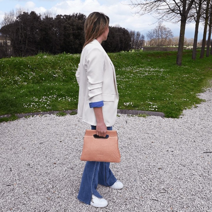 Atlanta Ledertasche, handgefertigt. Hergestellt in Italien. Online-Verkauf