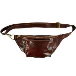 Sac banane en peau de vachette. Fait main. Fabriqué en Italie. Vente en ligne