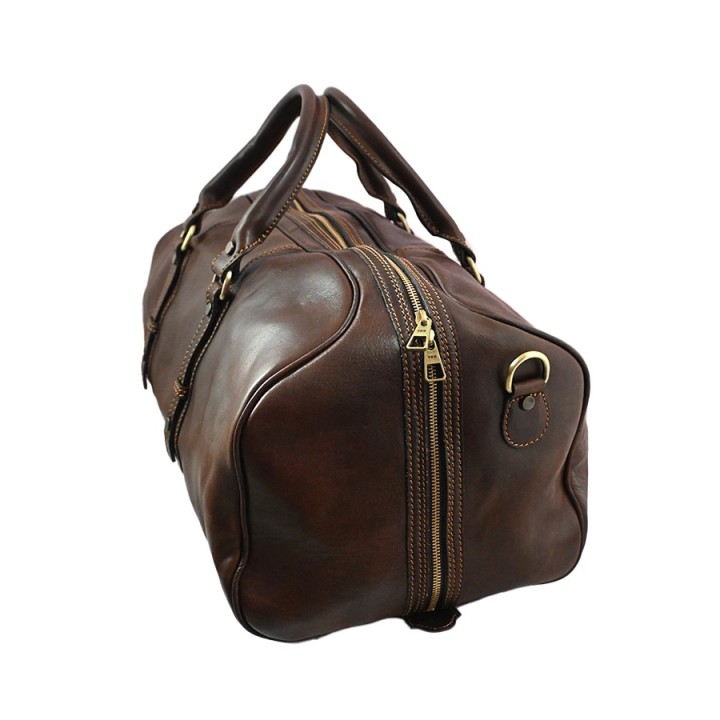 Borsone da Viaggio in pelle artigianale made in Italy. Vendita online