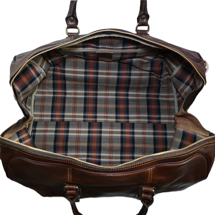 Borsone da Viaggio in pelle artigianale made in Italy. Vendita online