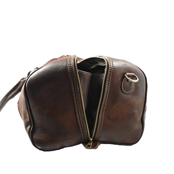 Borsone da Viaggio in pelle artigianale made in Italy. Vendita online
