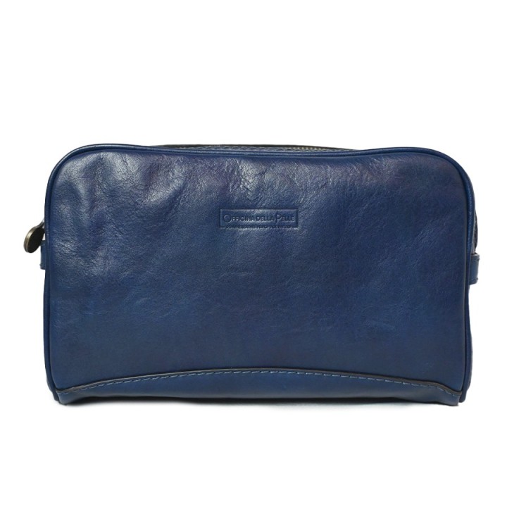 Handcrafted leather beuty case made in Italy. Online shop