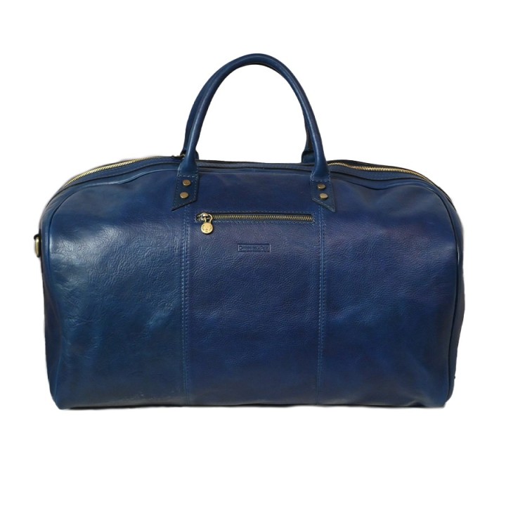 Leather travel bag buy on Officina della Pelle