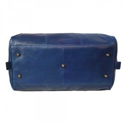 Leather travel bag