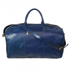 Leather travel bag