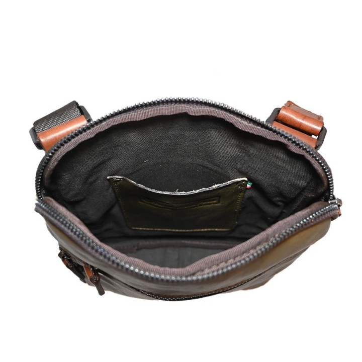 Borsa in pelle bovina Amburgo, fatto a mano, made in Italy.