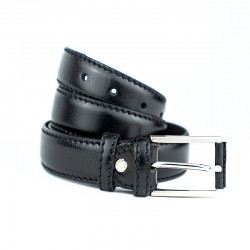 Ceinture en cuir de luxe 3 cm