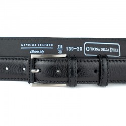 Ceinture en cuir de luxe 3 cm